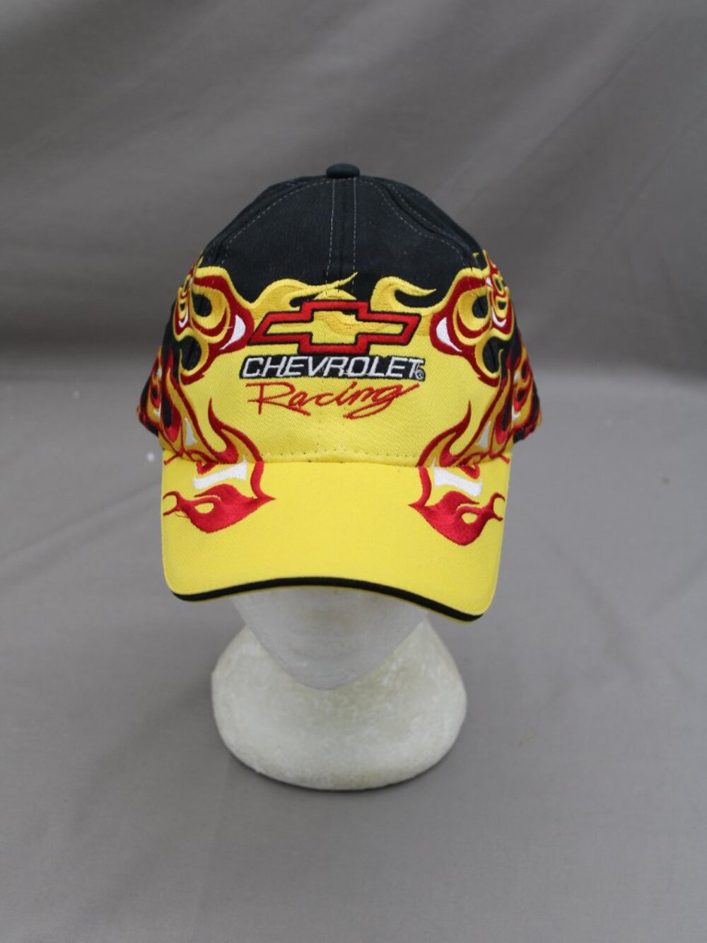Car Racing Hat - Chevrolet Racing Flag Graphics - Adult Gripback - Picture 3 of 8